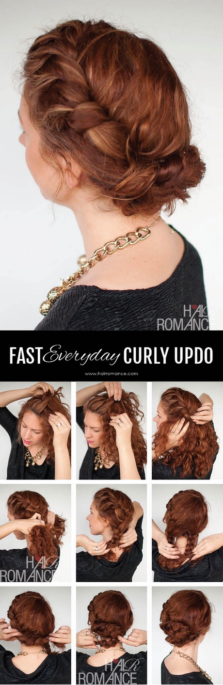 11 easy everyday hairstyles for curly hair - CurlsandBeautyDiary