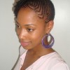 African braided updos