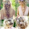 Bohemian wedding hair