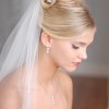 Bridal hairstyles with veil and tiara