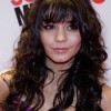 Curly fringe hairstyles