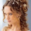 Curly hair wedding styles