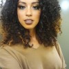 Curly natural hair styles