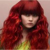 Curly red hairstyles