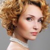 Cute curly hairstyles for short hair