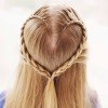 Heart braid hairstyle