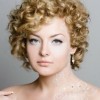 Modern short curly hairstyles