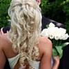 Prom hairstyles curly half up