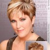 Short hairstyles for women over 50 with round faces