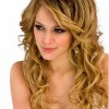 Simple hairstyles for long curly hair