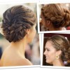 Updo hairstyles with braids