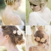 Wedding flower hair