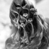 Winter wedding hair