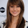 Pictures of medium length haircuts with bangs