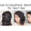 5 hairstyles for short hair