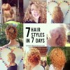 7 hairstyles for the week