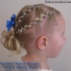 Hairstyles using rubber bands