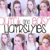 Hairstyles easy and quick for school