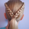 Hairstyles for v shaped hair