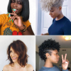 Fekete Női Rövid frizurák 2023