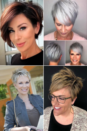 Rövid frizurák az 50 év feletti nők számára 2023