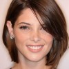Short hairstyles for round faces 2019