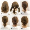 Bun hairstyles for medium hair