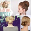 Easy at home updos