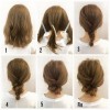 Easy updos for short layered hair