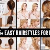 Pretty and easy hairstyles