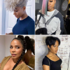 Aranyos rövid frizurák fekete nők számára 2023