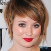 Flattering short hairstyles for fat faces