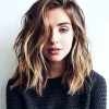 Medium short hairstyles for round faces