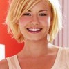 Short crop hairstyles for round faces