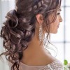 Curly updos for long hair