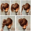 Easy casual updos for long hair