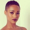 Very short natural haircuts for black women