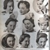 1950-kalapok, frizurák