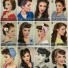 1950-es évek pin-up frizurák