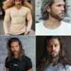 Férfi hosszú frizurák 2023