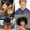 Rövid afro frizurák hölgyeknek 2023