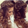 Hairstyles for long hair for wedding guest