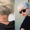 Short pixie cuts with long bangs