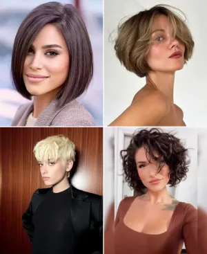 Új frizurák 2024-re rövid haj